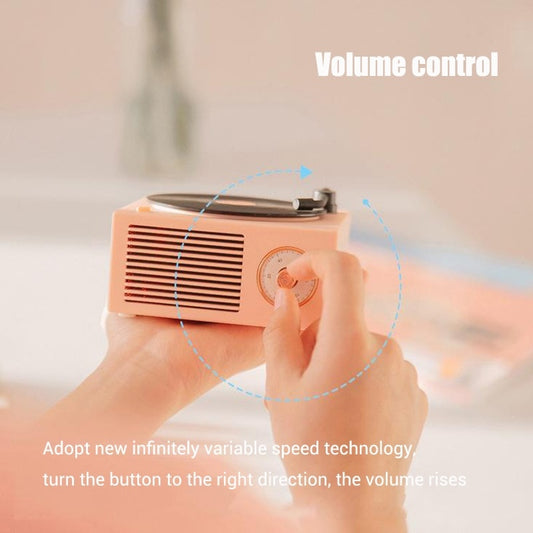 B10 Atomic Bluetooth Speakers Retro Vinyl Player Desktop Wireless Creative Multifunction Mini Stereo Speakers